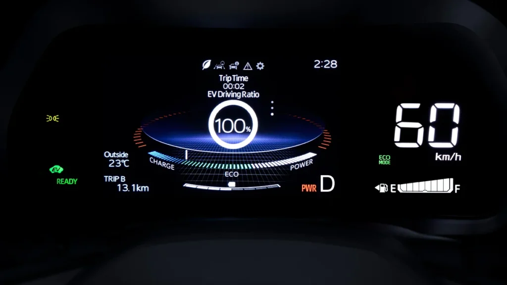7″ TFT LCD Display & Digital LED Speedometer